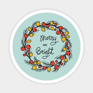 Christmas wreath Magnet